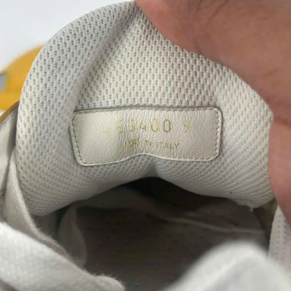 Prada America's Cup Yellow Patent Leather Sneakers Prada Size 9 / US 10M - Picture 7 of 8